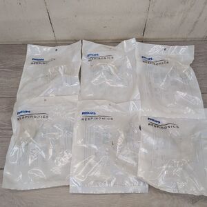 Lot of 6 Philips Respironics Nasal Silicone Pillow Cushions SZ Medium 1146473